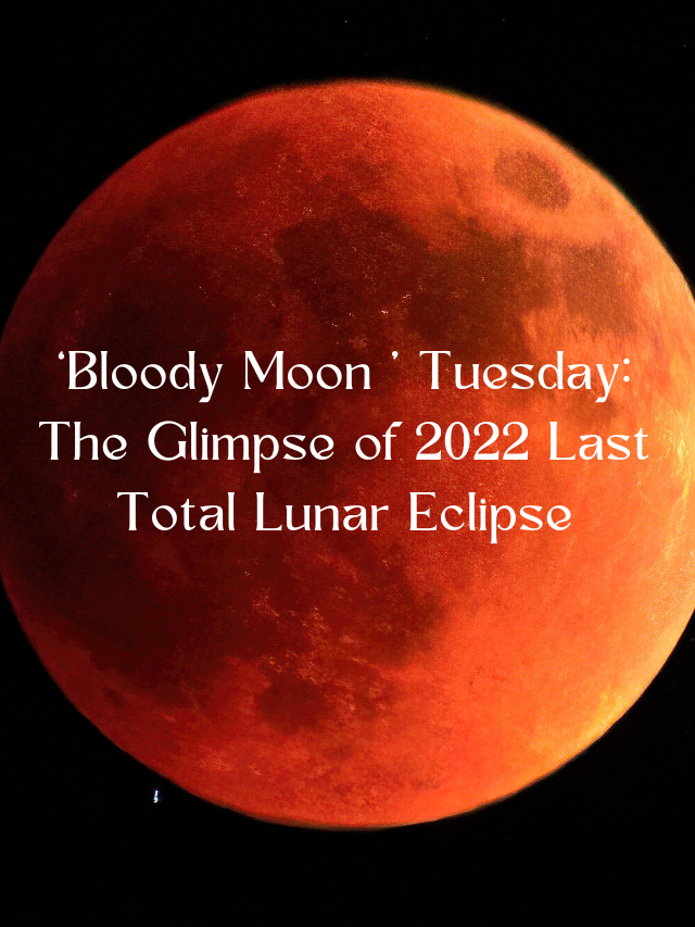 Blood Moon Tuesday Last Total Lunar Eclipse 2022 Hastkaari