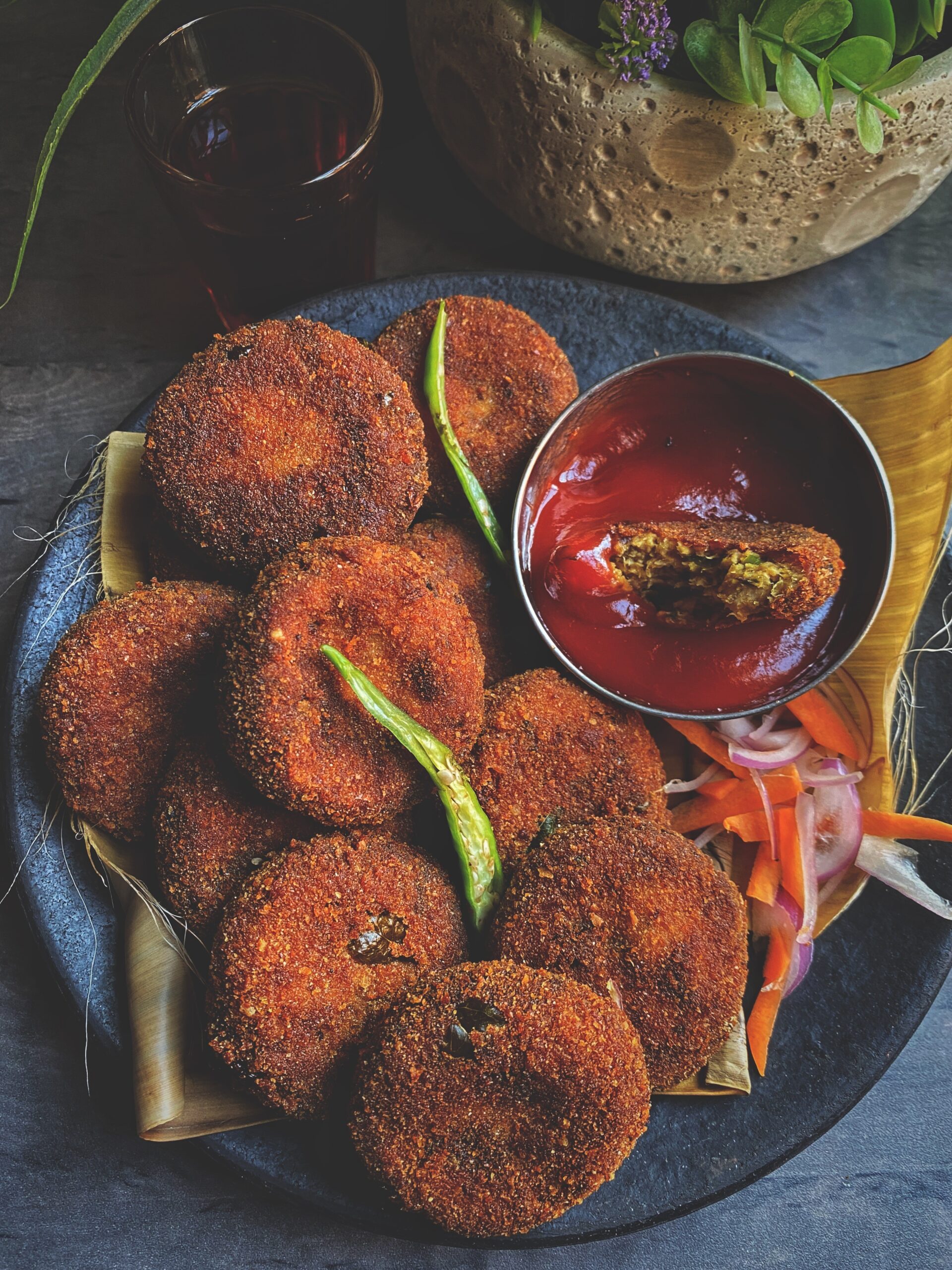 Cumin Spiced Goat Cheese Fritters - Healthy Vegan Salads and Dressings