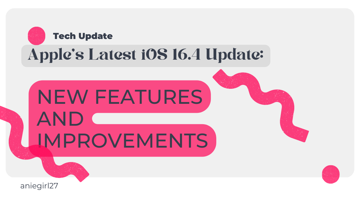 Apple Latest iOS 16.4 Update 