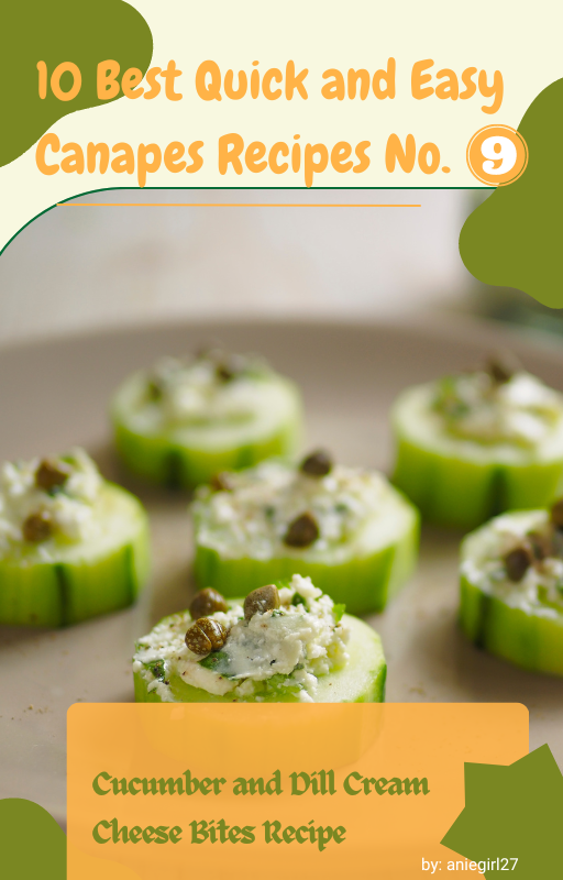 Cucumber and Dill Cream Cheese Bites