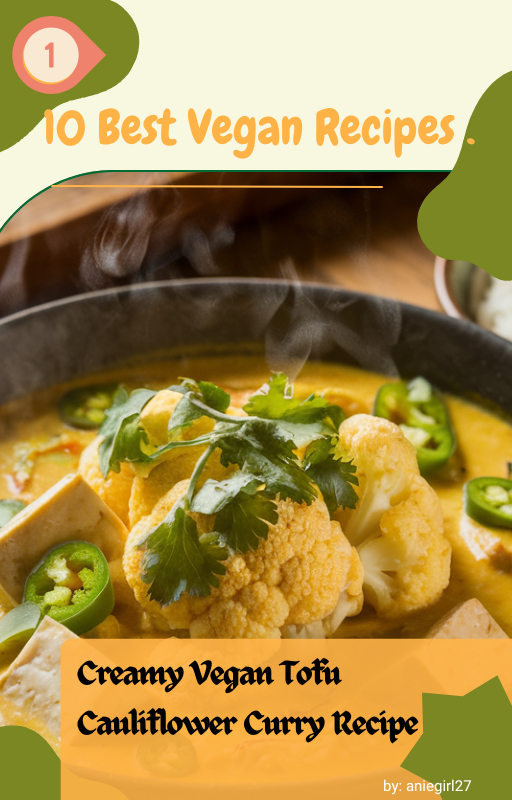 Creamy Vegan Tofu Cauliflower Curry