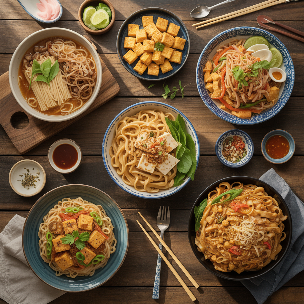 Global Tofu Noodle Inspirations