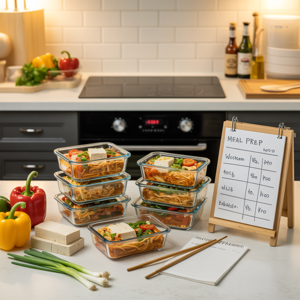 Tips for Meal Prepping Tofu Noodle Dishes